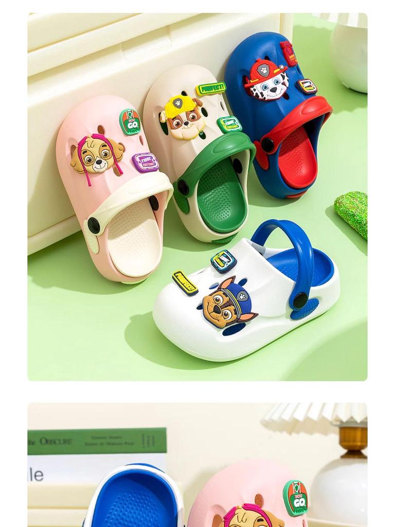 Paw Patrol Kinder rutschfeste Cartoon-Clogs - Sommer-Strandsandalen für Jungen & Mädchen