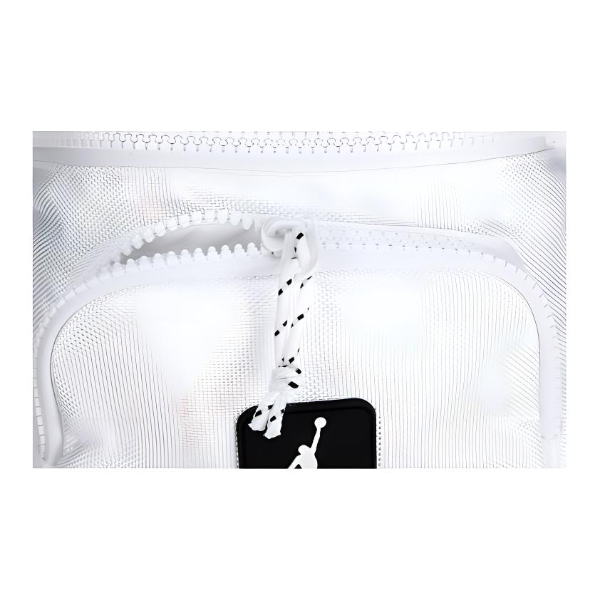 Jordan Sport Trend Polyester Crossbody Brust Hüfttasche Unisex Taschen Reinweiß JD2413011AD-003