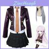 Danganronpa Kyoko Kirigiri Cosplay Kostüm Kleid Set mit atemberaubendem lila Design