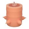 400ml Pet Milk Feeder Multiple Nipples Soft Silicone Wide Caliber Design Pet Milk Bowl with Lid for