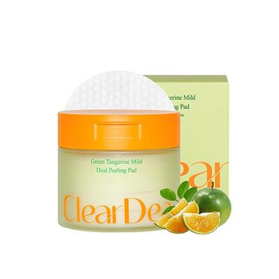 [ClearDea.] Green Tangerine Mild Dual Peeling Pad 140ml (50 Pads)