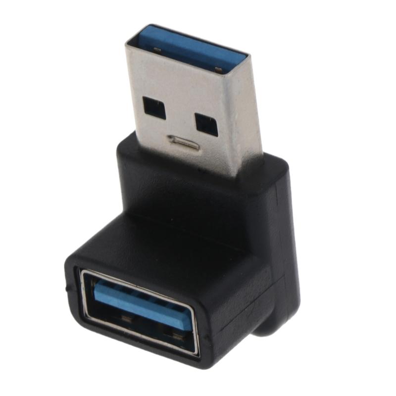 Neuer 90-Grad-USB-3.0-A-Stecker auf Buchse rechtwinkliger Adapteranschluss USB-Stecker für Laptop/PC-Computer