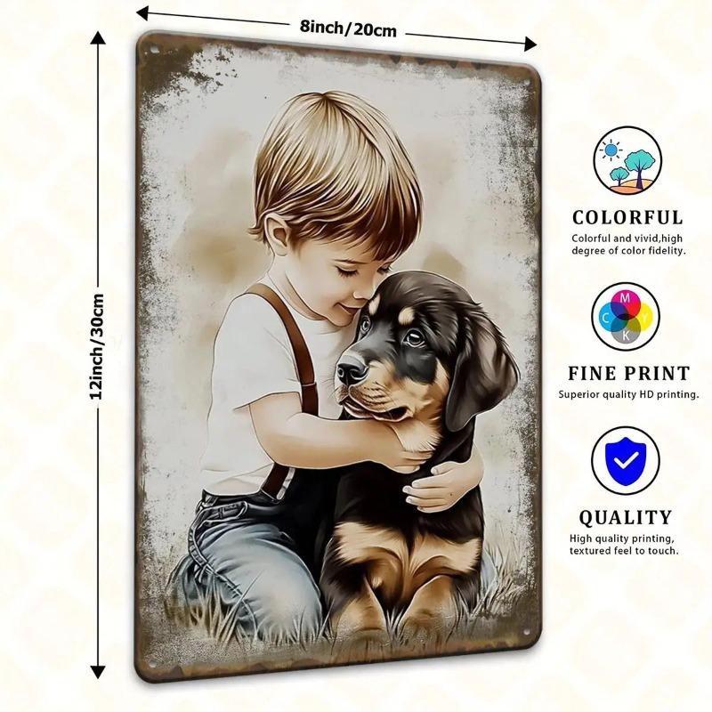 Retro Metal Paintings, Furniture, Living Room Decoration 20x30cm