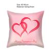 Popular Throw Pillow Cover Multi Styles Wrinkle Resistant Anti-scratch Assorted Grateful Love Throw Cushion Cover