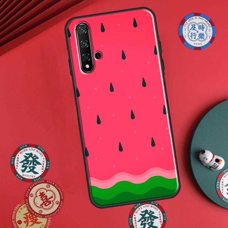 

Cute Summer Fruit Watermelon For Huawei P30 P20 P40 Lite P60 Pro Nova 5T 12s 12i 11i Y90 Y70 Y60 Y61 Y91 Y72 9 10 SE Case Nova 11 Pro
