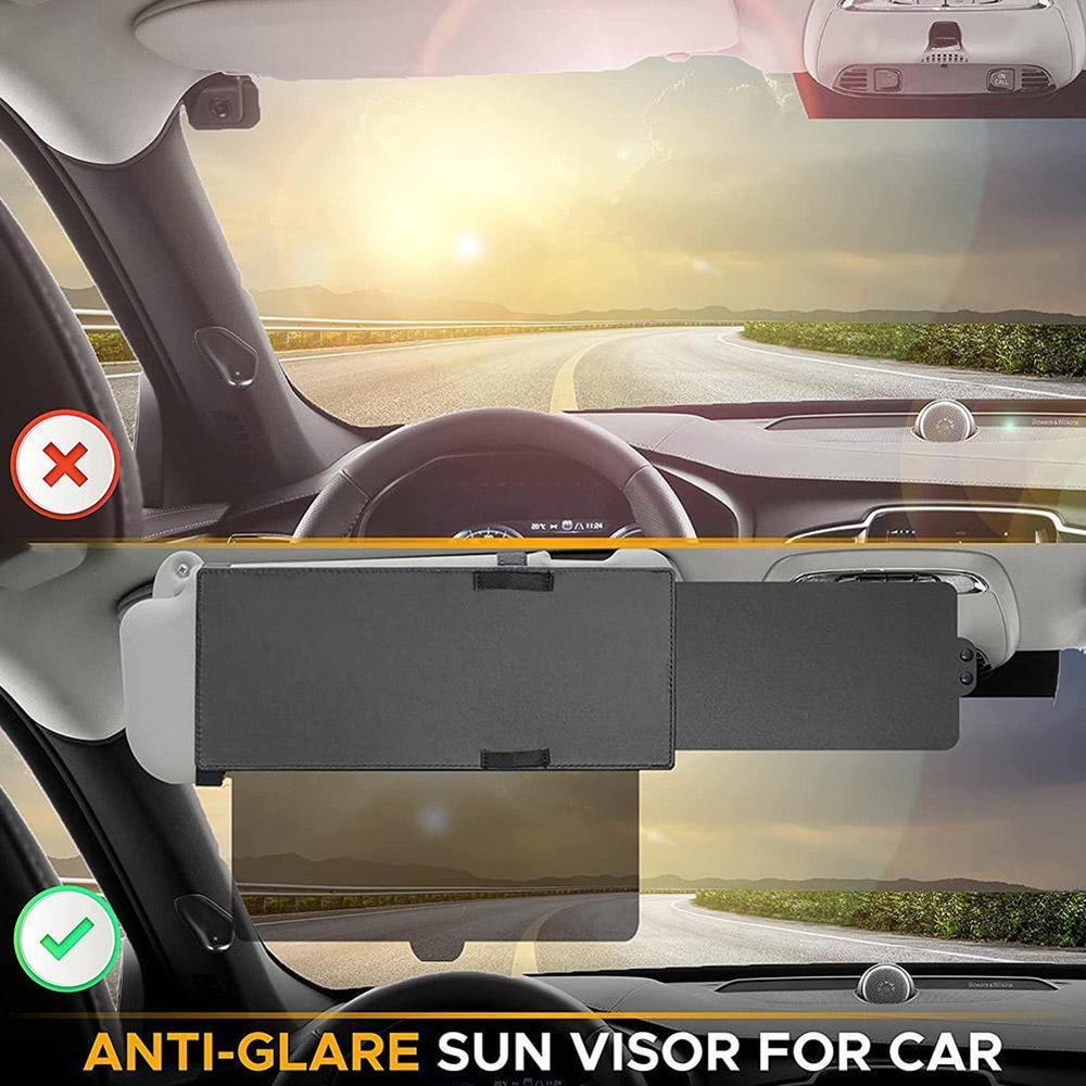 1x Car Sun Visor Extender Driving Sunshade Shield Anti Glare Extension Universal