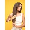 Ouchless Detangler Brush Cushion Brush All Hair Types Ergonomic Handle Tangle Free Styling Ball Tipped Nylon Bristles