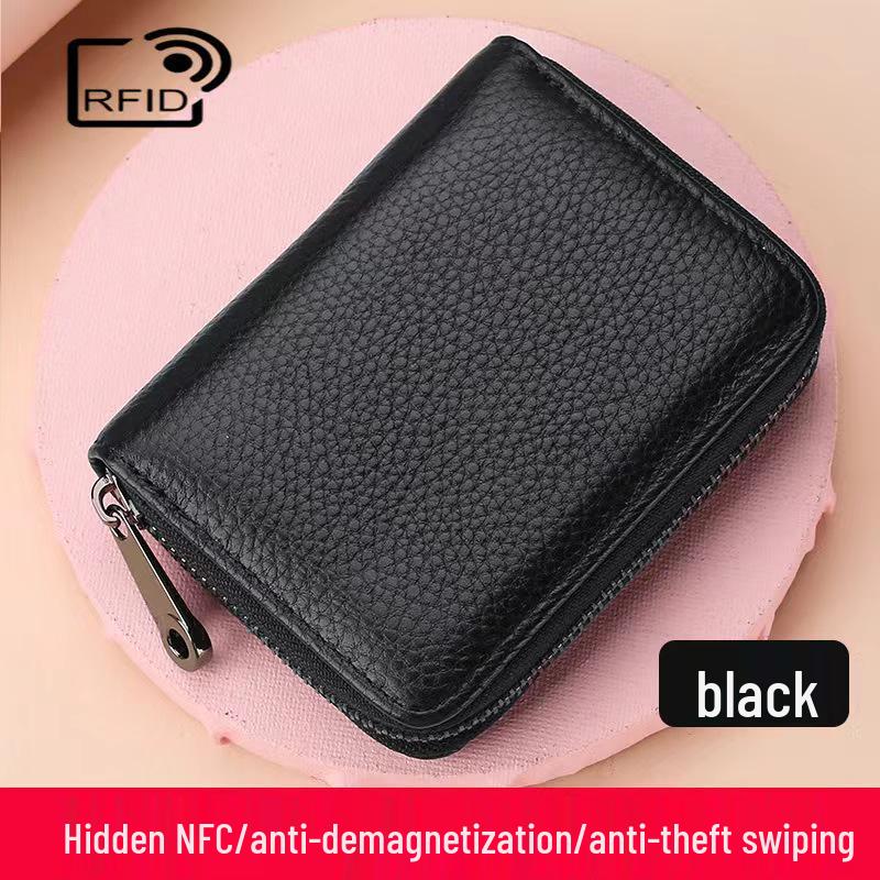 RFID-Blocking Slim Multi-Card Holder Pouch with Large Capacity for Cross-Border Travel & Driver's License