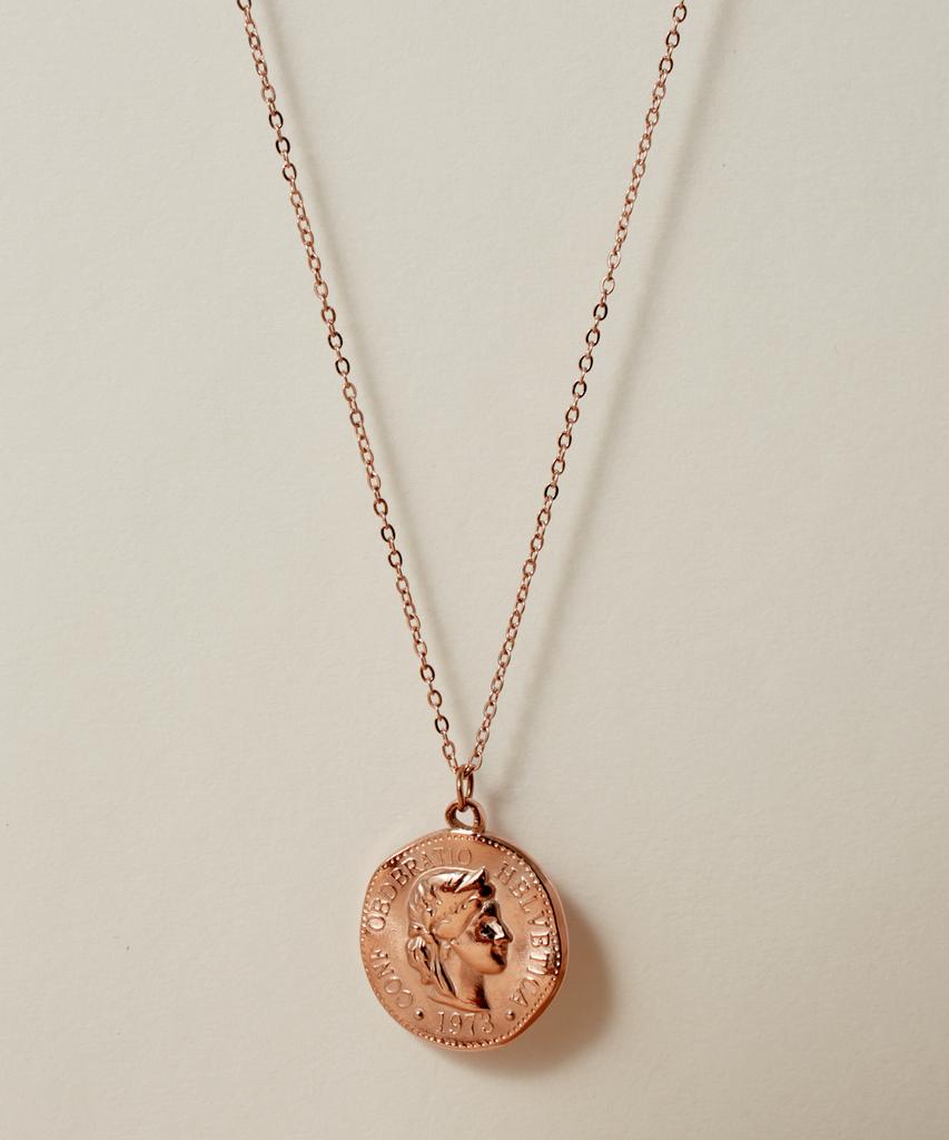 Novice Tokyo Coin Necklace [Stainless / Gold]