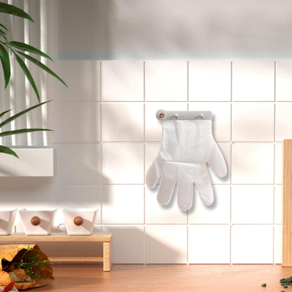 Disposable Glove Holder Organizer Wall Mounted glove dispenser Kitchen glove rack Hanging glove holder Multifunctional clip
