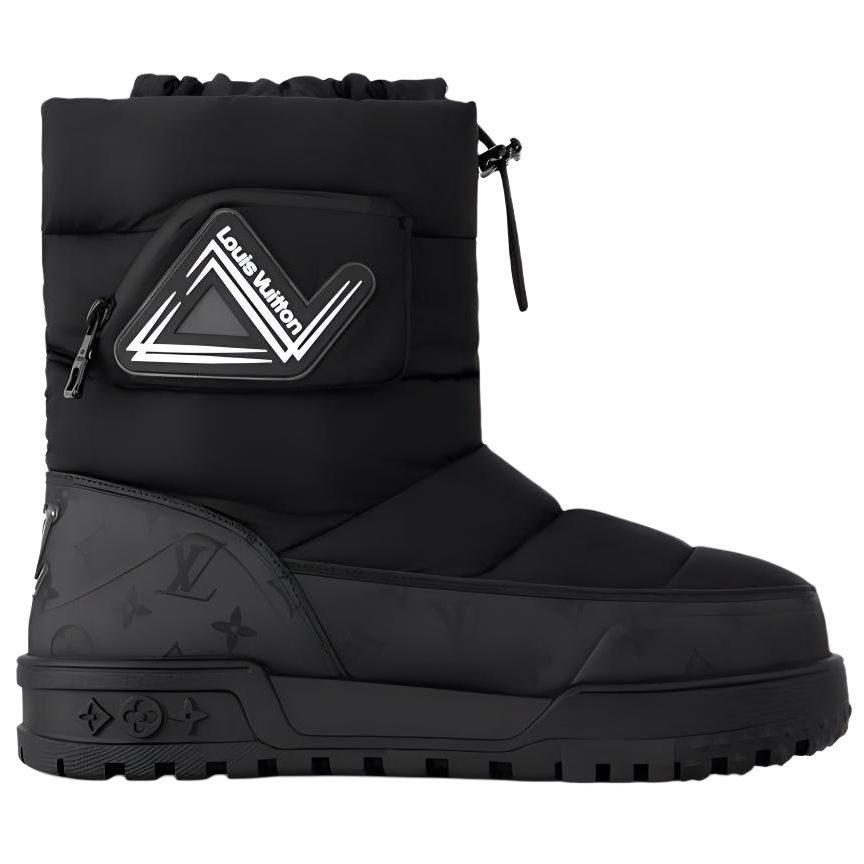 Louis Vuitton ALPINE Crew Snow Boots Men's Black 1ACET9