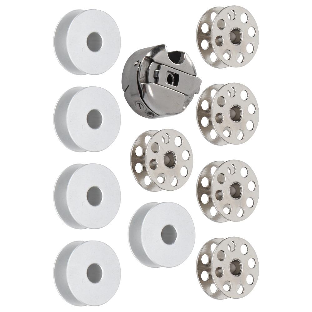 11pcs Iron Bobbin Case Professional Sewing Bobbin Industrial Sewing Machine  Industrial Sewing