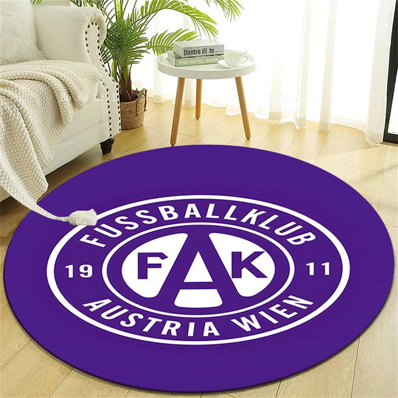 1pc Football Team (56) Design Printed Area Round Carpet for Bedroom Living Room Home Decor Rugs Mat Non Slip Mat Rug for Bedside