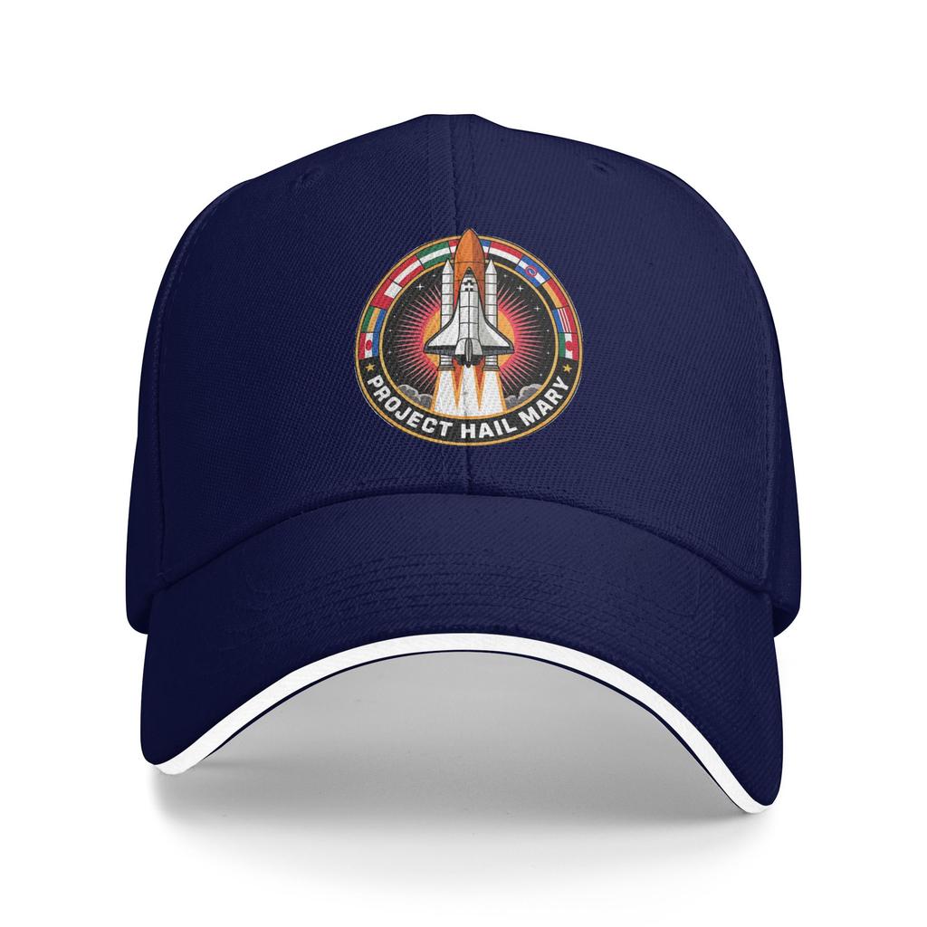 Project Hail Mary Space Rocket Movie Baseball Cap Casual Sandwich Cap Men Women Breathable Headwear Outdoor