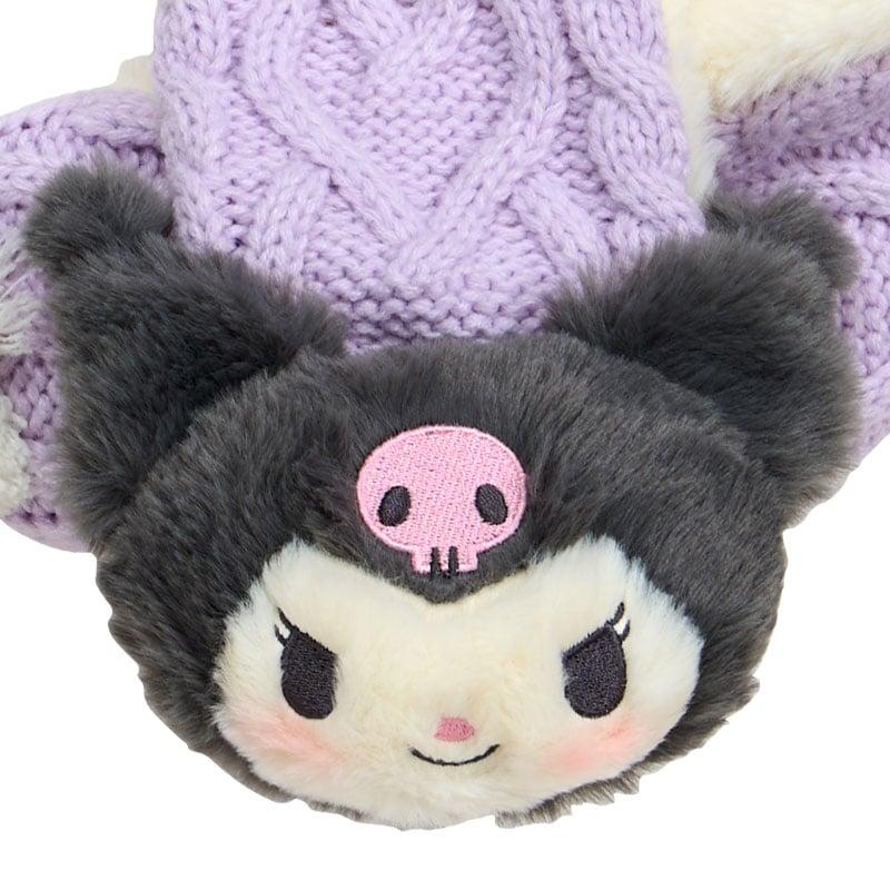 Sanrio KUROMI Kinder Strickschal Japan NEU