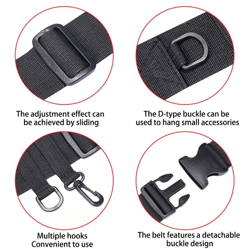 Nylon Wader Adjustable Fishing Rod Holsters with Poles Inserter for Reel Waist Wading Belt Outdoor Fishing Tackle