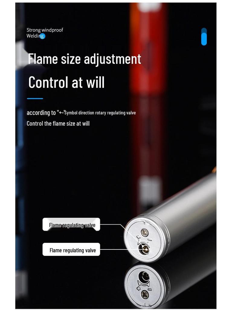 TikTok Trend Handheld Windproof Welding Torch - High Power, High Temp Resistant Flame.