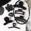 7 Stück Haarspangen für Damen, Blumen-Klammerclips für dickes Haar, rutschfeste Haaraccessoires in verschiedenen Stilen