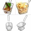 Mini Fryer Basket For Perfectly Crispy French Fries Fried Chicken Durable Easy To Clean