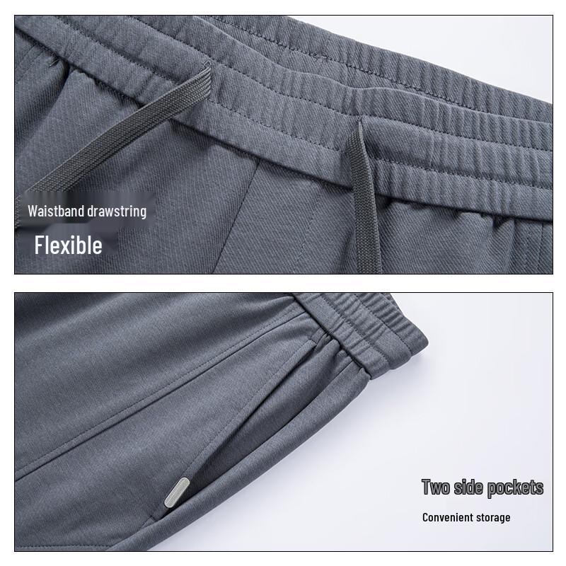 Men's Lyocell & Cotton Blend Relaxed Straight-Leg Casual Pants
