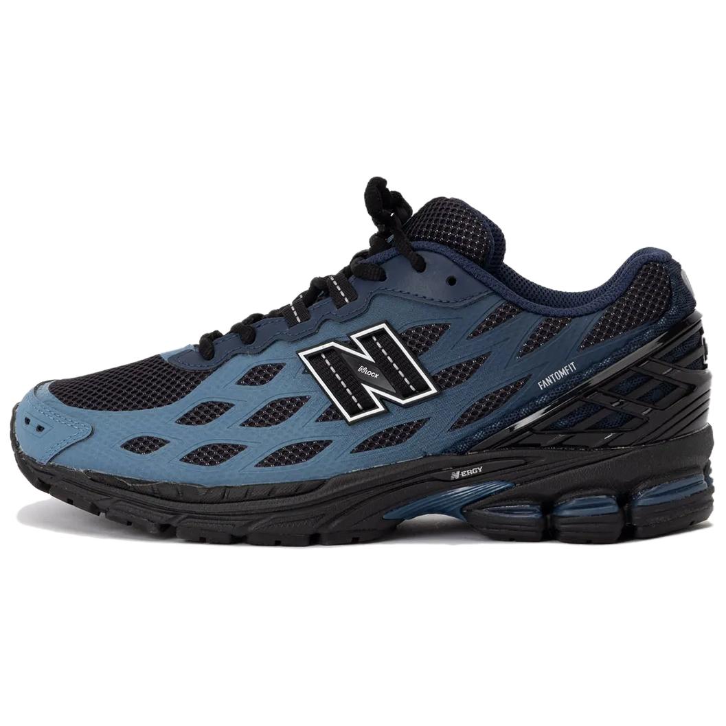 

New Balance Abrasion Resistant Low Top Running Shoes Unisex Blue Black Sneakers U1906WNS 43