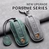 Leather Car Remote Key Case Cover Protector For Porsche Panamera Carman Macann Bobst Cayenne 911 981 991 970 996 Accessories