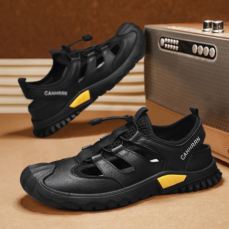 Wading shoes spring 2025 men's driving outdoor breathable non-slip bag head quick-drying casual beach sandals
