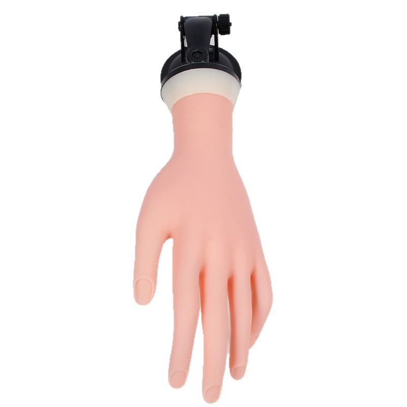 Bendable Nail Art Practice Hand with Adjustable Fingers