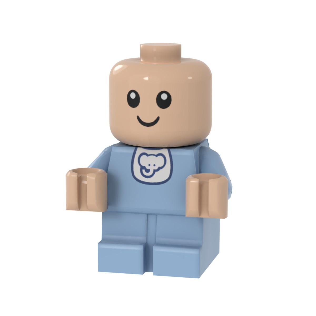 

Младенцы Строительные блоки Игрушки MOC Кирпичи DIY Детская коляска Детские подарки 5PCS