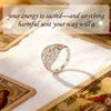 Sterling Silver Celtic Knot Ring with Round Cubic Zirconia Accents and Rose Gold Plated Detailing for Women and Girls