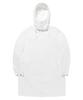 Veteze Utility Hooded Long Windblock Jacket (Ivory)