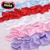 100pcs Beautiful Craft DIY Table Decoration Love Heart Throwing Rose Petals Wedding Party Padded Fabric