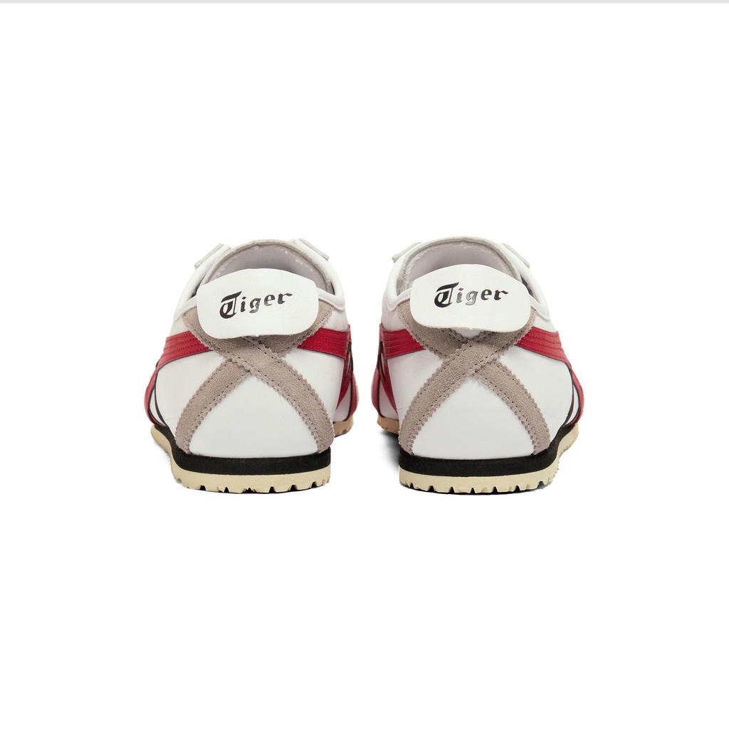 ONITSUKA TIGER Adidași Unisex Mexico 66 Albi Clasici Roșii 1183C102_105