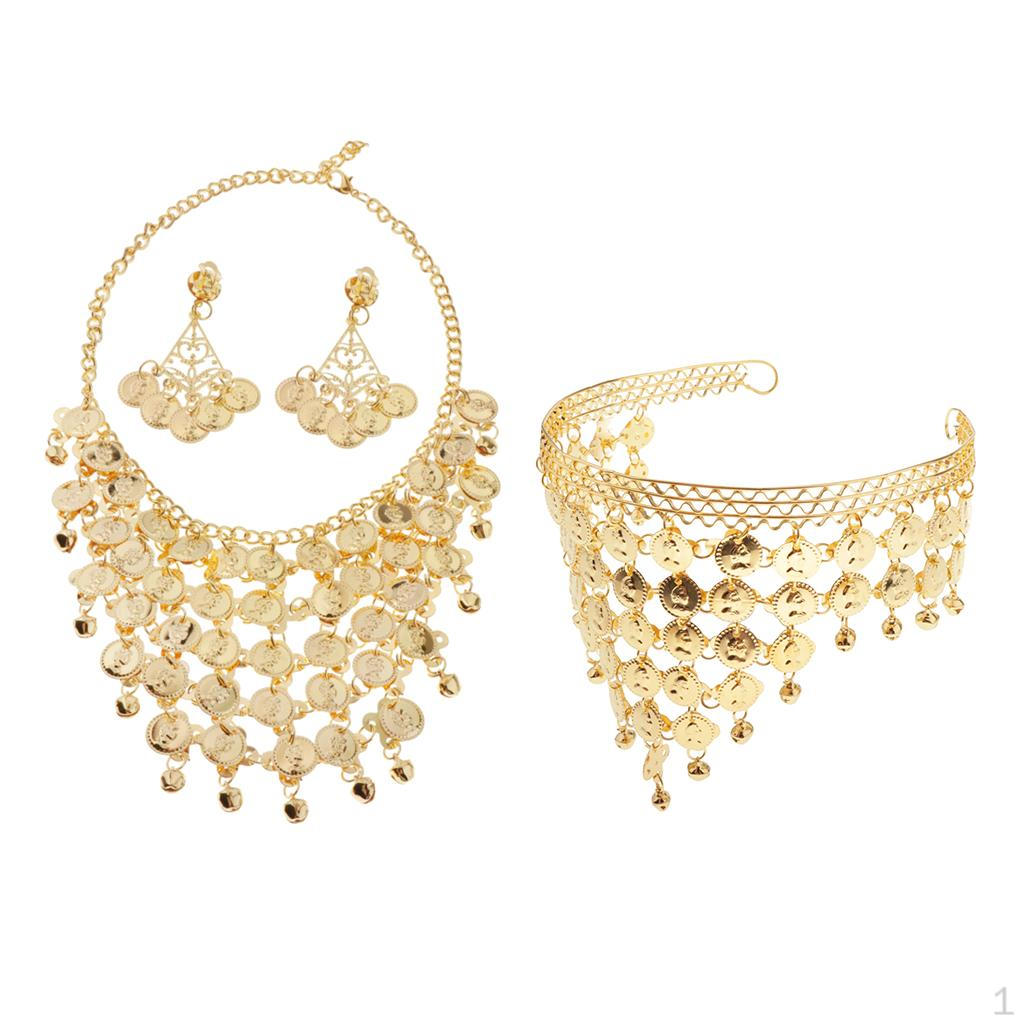 

1 комплект украшений для танца живота для взрослых, обруч для волос, танцевальная одежда