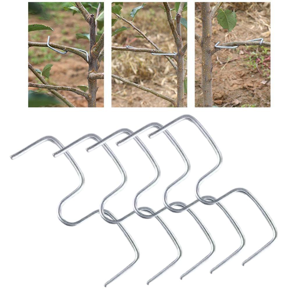 100Pcs Fruit Tree Branch Puller Tying Machine For Plum Trees Open Angle Tool Plant Shaping Tool with M Shape 4inch