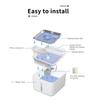 Stainless Steel Wireless Smart Pet Water Dispenser - Automatic Drinking Fountain for Dogs and Cats with Sensor