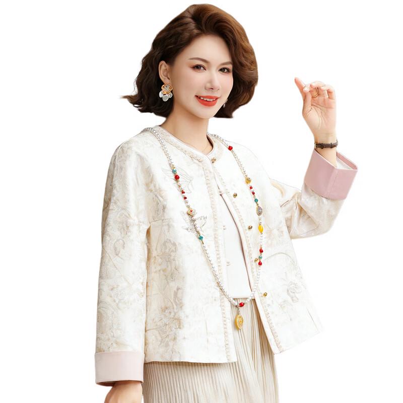 Yalu Elegant Floral Embroidered Women's Autumn Jacket