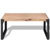 VidaXL Table basse Bois d'acacia massif 100 x 60 x 45 cm