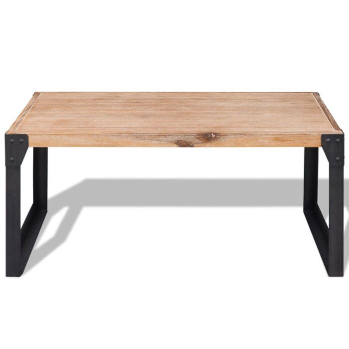 VidaXL Table basse Bois d'acacia massif 100 x 60 x 45 cm