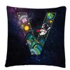 Astronaut Letter Cartoon Pattern  Cushion Cover Pillowcase Home Sofa Car Decorative