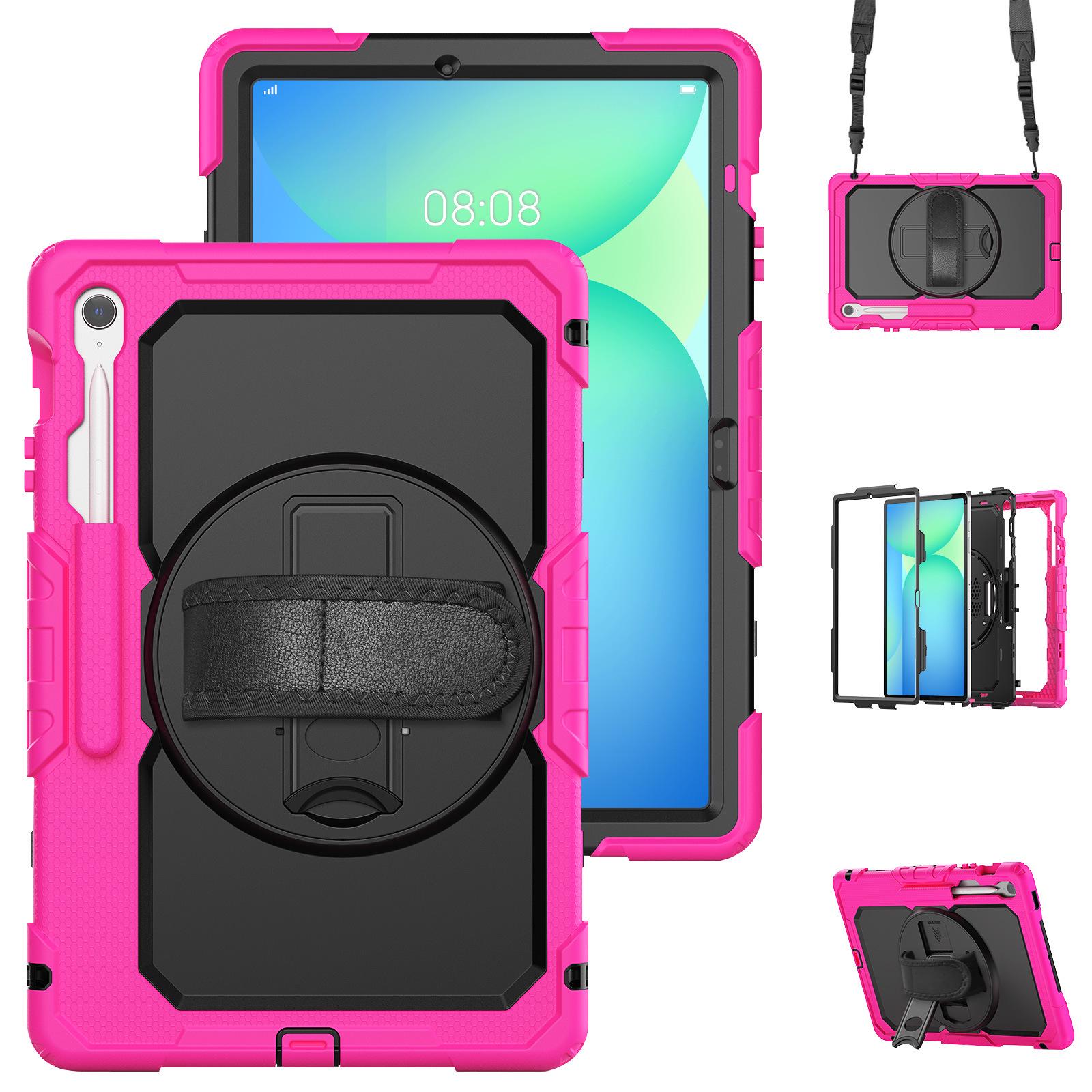 

Compatible Protective Case with Hand Strap for Samsung Galaxy Tab S10 FE+ 13.1 - Drop-proof Stand Cover 13.1 inch (X620/626B) 2025