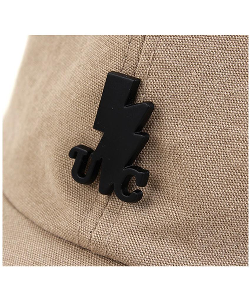 Beige Short Brim Ballcap