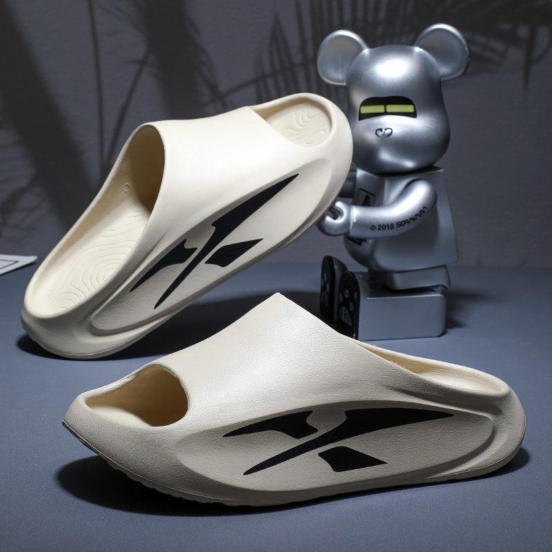 

Летние тапочки мужские, толстая подошва eva, новые домашние, легкие, мягкие, для пар, для ванной, классные тапочки мужские 44-45 [Standard code] хаки