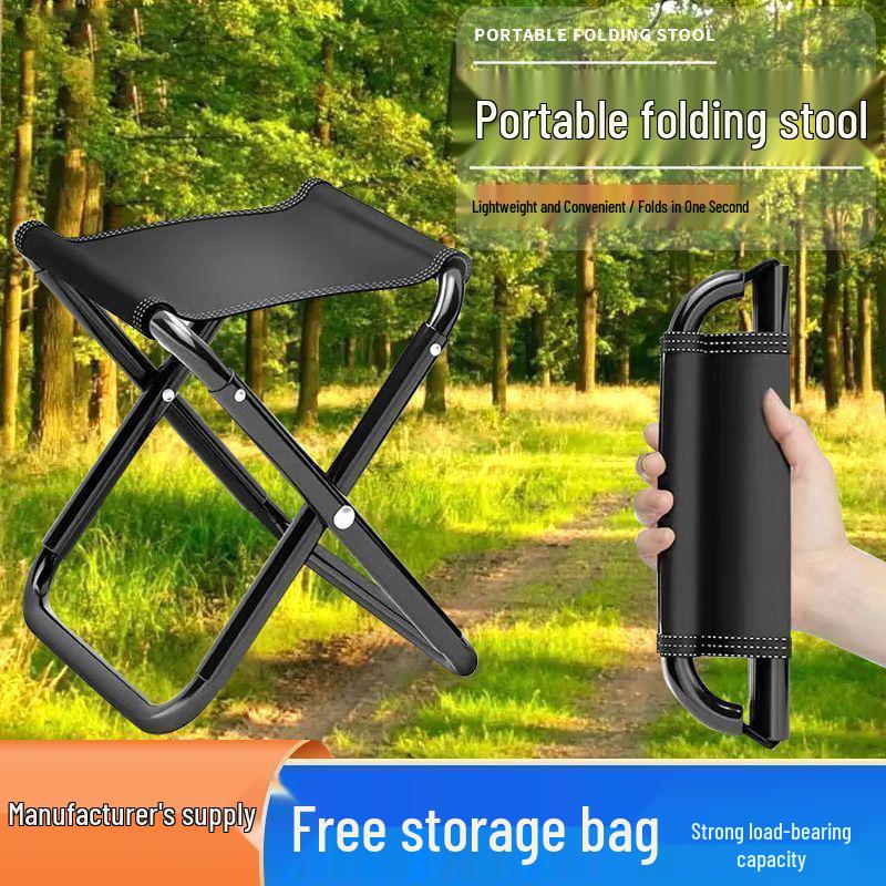 Tragbarer Ultraleichter Faltbarer Campinghocker für Angeln, Reisen und den Außenbereich