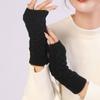 Twists Gloves Outdoor Riding Mittens Half Finger Gloves Fashion Knitted Gloves  Men