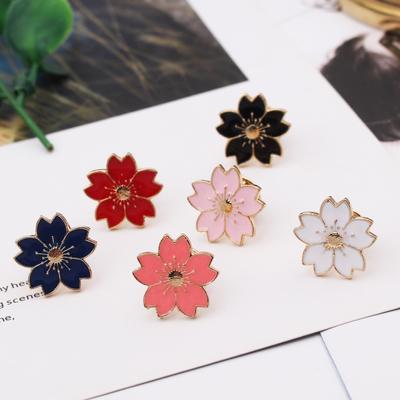 Bezaubernde Kirschblütenbrosche – süße Kragennadel für japanische College-Mädchen