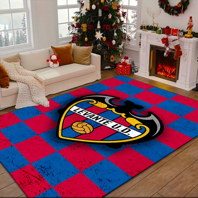 1PC Levante Football Rug Game Carpet, Floor Mat for Bedroom Living Room Entryway Rug, Home Decor Idea Gift for Christmas Birthday