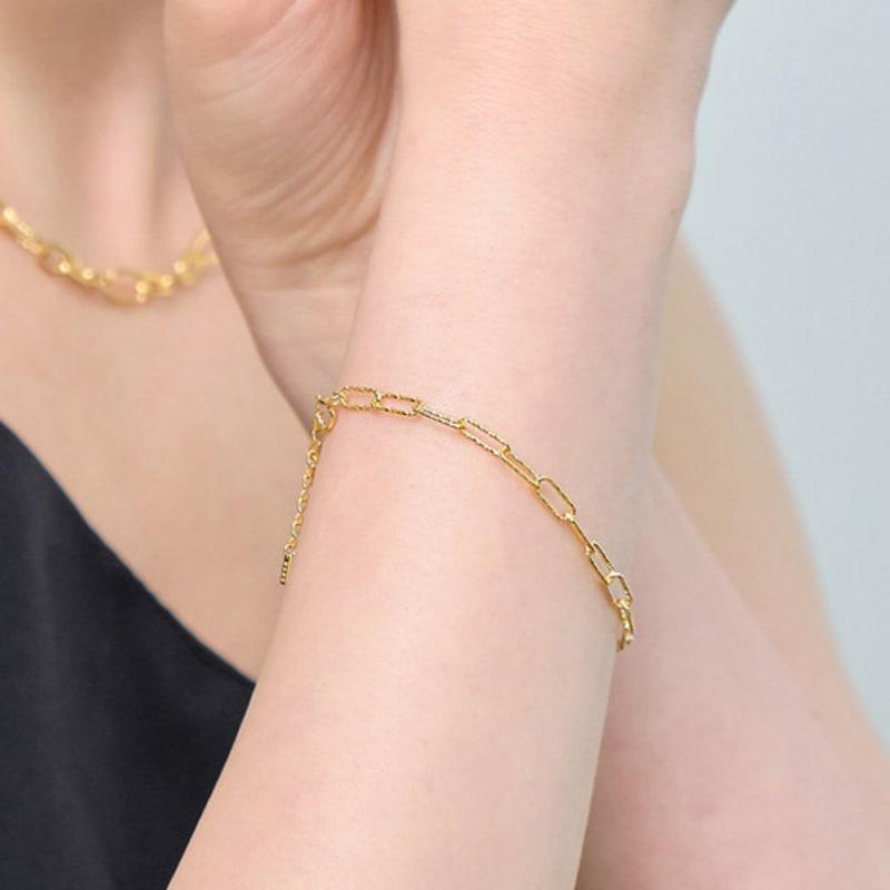 ENCLAIR SILVER925 GLEAMING CHAIN BRECELET