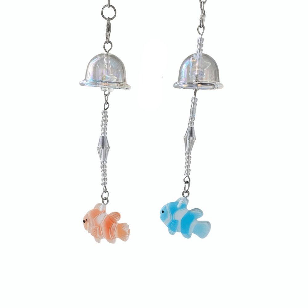 Handmade Beaded Phone Chain Strap Acrylic Material Keychain Phone Lanyard  Bag Ornament