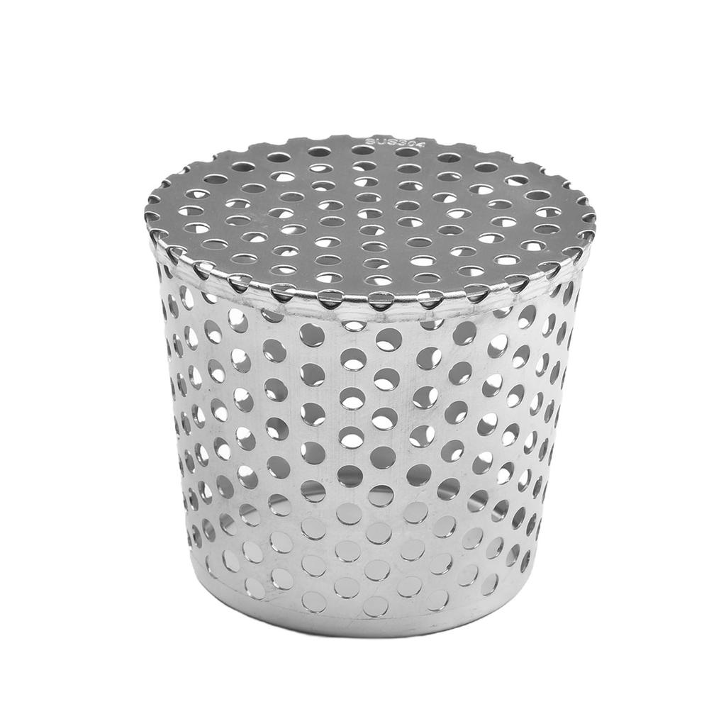 1pcs Rooftop Floor Drain Cover Stainless Steel Anti Blocking For Drainage Outdoor Tools Side Circular Hole Drain Screen Strainer